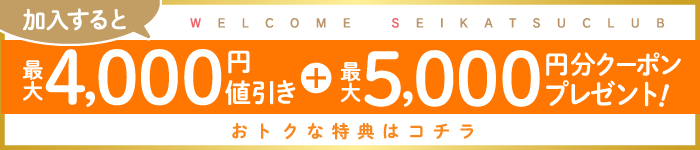 加入すると4000値引きお得な特典はこちら