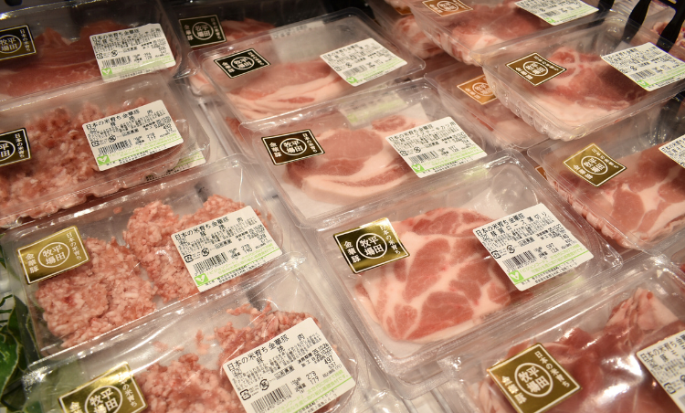 デポー浦和豚肉コーナー